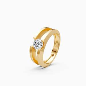 Anillo de Compromiso Elegante con Halo para Mujer, Diseño Clásico de Constelación, Oro de 14K con Baño de Rodio, Piedra Natural con Engaste de Garras, Fino - Product Image 2
