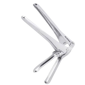 Spéculum vaginal manuel réutilisable en acier inoxydable de qualité médicale, type déclencheur à pression en plastique, pour examen gynécologique chirurgical - Product Image 4