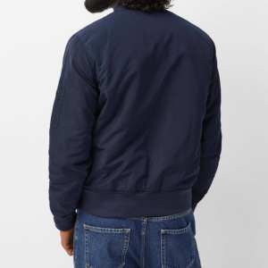 Veste Bomber d'Hiver en Satin de Polyester pour Hommes, Grande Taille, Col Montant, Imperméable et Coupe-Vent, Prix de Gros Abordable, Personnalisable - Product Image 6