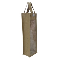 Produsen Tas Belanja Jute Kapasitas Besar Tahan Air Berlapis Tas Jinjing Logo Kustom Tas Serbaguna Promosi Grosir