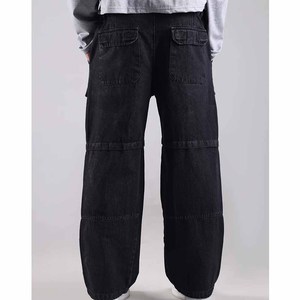 Best Quality Latest Design <b>Men</b> Straight <b>High</b> <b>Waist</b> Denim <b>Jeans</b> Custom Logo 100% Cotton Breathable Windproof Wholesale - Product Image 6