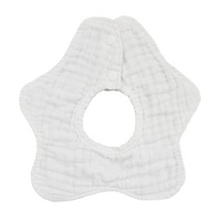 Bib Bayi Muslin Katun 100% Berkualitas Tinggi, Dapat Disesuaikan, Kancing Tekan, Dapat Dicuci, Anti-Bakteri, Ramah Lingkungan, Ukuran Dapat Disesuaikan