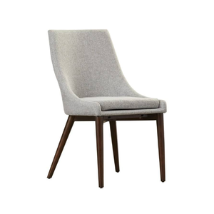 Meubles de salle à manger avec pieds en bois, chaises de salle à manger en tissu, design moderne, chaises de salle à manger sans accoudoirs, EN VENTE - Product Image 3