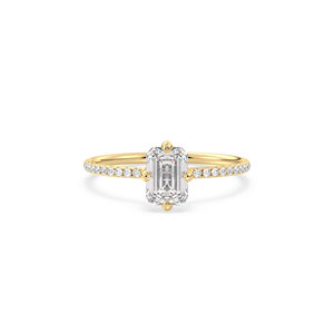 Bagues de fiançailles pour femmes REYES, design unique, or massif 14 carats, diamants de laboratoire HPHT CVD, fabricant, certificat IGI, bijoux. - Product Image 2