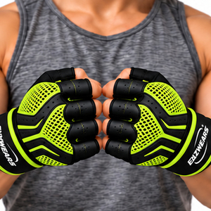 Gants de musculation personnalisés, gants d'entraînement en gros, fournisseur d'usine OEM ODM, équipement de protection des mains pour la gym et le fitness - Product Image 2