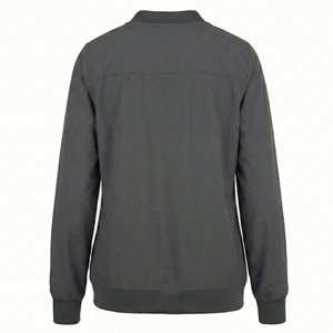 Chaqueta Médica Transpirable Personalizada para Mujer, Uniforme de Enfermera con Cierre, Chaqueta de Trabajo de Hospital de Manga Larga, Estilo Bomber - Product Image 3