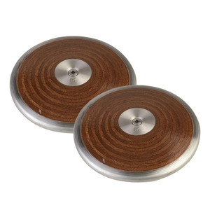 Disque de lancer en bois TSFI Modèle 2255 pour entraînement d'athlétisme, poids personnalisé, longueur sur mesure, unisexe, taille L - Product Image 2