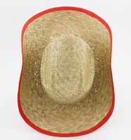 Sombrero de Paja de Seagrass Transpirable de Diseño Personalizado para Hombres y Mujeres, Sombrero Mexicano, Protección Solar para Jardineros, Trabajo al Aire Libre, Sombreros de Granjero