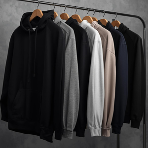 Sweat à capuche imprimé en tricot pour homme grande taille, pull molletonné épais personnalisé - Product Image 2
