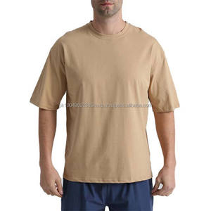 Camisetas Extra Grandes de Algodón 100% Pesado con Hombros Caídos para Hombre, Ropa de Talla Grande, Camisetas de Manga Corta, Ropa de Calle de Verano - Product Image 3
