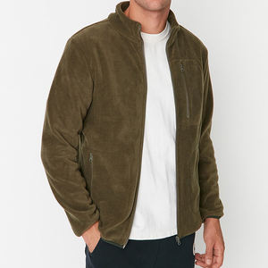 Veste en polaire personnalisée élégante pour homme, de bonne qualité, création de votre propre veste en polaire Sherpa pour le streetwear - Product Image 1