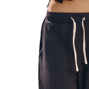 Women's Baggy Wide Leg Sweatpants Relaxed Fit Drawstring <b>Elastic</b> <b>Waist</b> Casual <b>Trousers</b> <b>with</b> Pockets Custom OEM Streetwear - Product Image 4