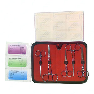 Training Instruments <b>Kits</b> Medical Students <b>Suture</b> <b>Kit</b> Medic Instrument Medical Students With <b>Suture</b> Pads and <b>Suture</b> - Product Image 1