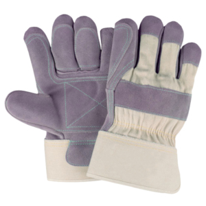 Guantes de Trabajo Reforzados de Cuero Vacuno de Primera Calidad, Resistentes, para Construcción y Seguridad, Marca Canadian Rigger, de Pakistán - Product Image 2