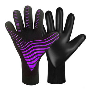 Gants de gardien de but professionnels en latex, nouveau design, antidérapants, à doigts complets, respirants, protecteurs, pour le football, avec fermeture auto-agrippante - Product Image 2