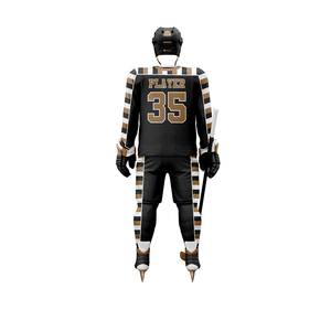 Eco-friendly Customized Logo <b>Ice</b> Hockey Uniform for Adults Latest Design Set Made in Pakistan 100% Polyester - Product Image 3