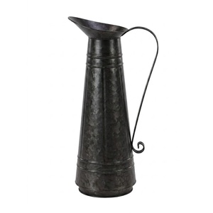 Regadera de Metal de Diseño Moderno, Florero Decorativo Grande de Acero Galvanizado, Estilo Rústico Ecológico para Hogar y Jardín - Product Image 1