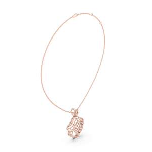 Pendentif en or blanc 14 carats avec diamant de laboratoire taille ronde pour femme, idéal pour les fiançailles – Nouveau diamant cultivé - Product Image 4