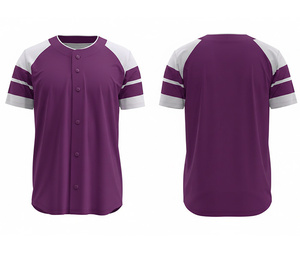 เสื้อเบสบอลโพลีเอสเตอร์พรีเมียมสำหรับงานซับลิเมชั่น – เสื้อซับลิเมชั่นน้ำหนักเบาพร้อมโลโก้และหมายเลขแบบกำหนดเอง |   โพลีเอสเตอร์ที่ระบายอากาศได้ดี - Product Image 6