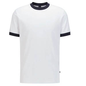Camiseta Deportiva de Punto con Doble Costura para Hombre, Corte Ajustado, Ropa de Entrenamiento Resistente, Secado Rápido, Transpirable, Anti-Pilling, Ecológica - Product Image 1
