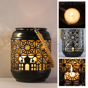 Candelabros de metal personalizables, farolillos, tarros de velas para CELEBRACIÓN DE Eid, candelabro de metal - Product Image 3