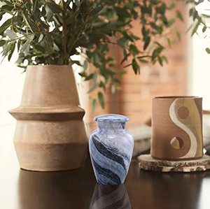 Executive Heritage Aluminum <b>Keepsake</b> <b>Memorial</b> Urn Funeral Ash Container Crafted With Artistic Surface And Fine Texture - Product Image 5