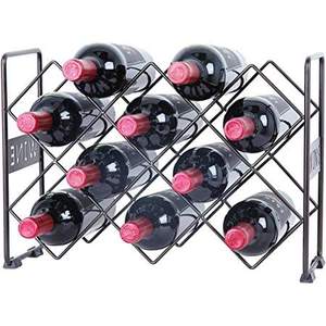 Porte-bouteilles de vin moderne en fer de haute qualité Bold Blossom, support de rangement pour comptoir, porte-bouteilles de vin pour table de cuisine, capacité de 3 L, bar - Product Image 2