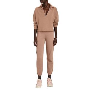 Polo coton femmes survêtements personnalisés sport Cargo pantalon ensembles survêtement 2026 - Product Image 1