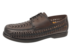Mocasines de Gamuza Color Marrón Tabaco, Punta Redonda, Cómodos y Transpirables, Suela de Goma, Decoración Metálica, Forro de PU, Color Sólido, para Todas las Temporadas - Product Image 3