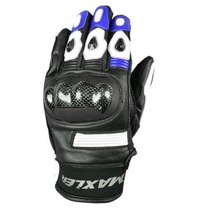 Gants de motard de course à doigts entiers pour hommes équipement de protection respirant écran tactile pour motocross en cuir moto équitation hiver - Product Image 2