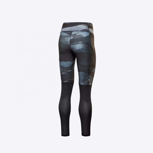 Women's Mid Waist Yoga/Gym Trousers <b>Leggings</b> Knee Length Spandex/Polyester Printed Yoga Pants <b>Workout</b> Running <b>Pockets</b> - Product Image 4