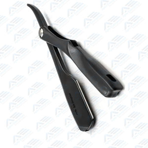 Navaja de Barbero Dorada de Acero Inoxidable de Una Sola Hoja, Manual, Reutilizable y Ecológica, Instrumentos de Belleza - Product Image 4