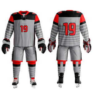 Vêtements de hockey sur glace de haute qualité, maillot de hockey sur glace pour adultes personnalisé de haute qualité, 100% polyester, écologique, séchage rapide, avec impression par sublimation - Product Image 6