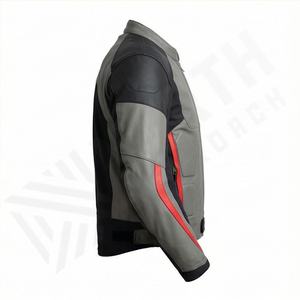 Veste de moto en cuir véritable pour homme de qualité supérieure, nouvelle arrivée, vestes de moto d'hiver, protections amovibles, personnalisables - Product Image 3