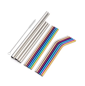 Refined Copper Sip Tubes Durable Metal <b>Drinking</b> <b>Straws</b> Designed <b>for</b> Smoothies Fresh Juice Iced Coffee and Beverage Serving Use - Product Image 1