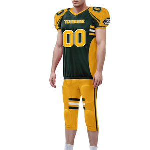 Professional Sublimated Football Uniform - Custom Logo and Name American Football Jersey and <b>Pants</b> Set with Integrated <b>Padding</b>. - Product Image 3