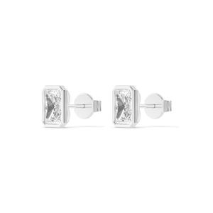 Pendientes de Diamantes Cultivados en Laboratorio Radiant, Oro Amarillo de 9K, 2.00 CTW, Joyería Fina de Lujo para Bodas y Fiestas, para Mujer - Product Image 2