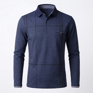 Camisas Polo Casuales de Manga Larga para Hombre, Bordadas, de Alta Calidad, Venta al Por Mayor 2026 - Product Image 3