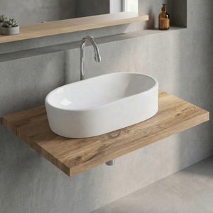 Vistaar Round Porcelain Eco-Friendly Modern Art Wash Basin For Hospital Mall And Villa Use - Product Image 2