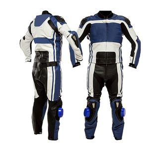Traje de Motocicleta de Cuero de Manga Larga para Hombre, Ropa de Protección Transpirable para Todas las Estaciones - Product Image 6