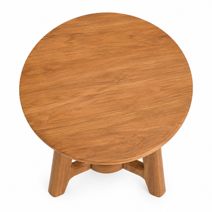 Mesa de Comedor Moderna Escandinava de Madera de Teca Sólida Ecológica con Base Escultural de Cuatro Patas para Muebles de Hogar, Apartamento, Hotel, Villa - Product Image 2