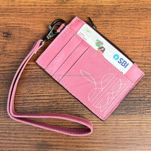 Nouveau porte-carte de crédit en cuir véritable Boot Stich petit portefeuille sac à main nouveauté à la mode Offre Spéciale bracelet unisexe porte-monnaie - Product Image 2