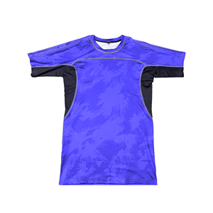 Camiseta de Manga Corta para Hombre, Cuello Redondo, Color Marrón, con Ribete en Contraste, Tejido de Poliéster, Corte Regular, Estilo Casual, Color Sólido - Product Image 1