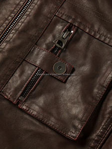 Chaquetas de cuero a la moda para hombre al mejor precio, nueva llegada, ropa para hombre, chaquetas de cuero a la mejor venta, ropa informal para invierno - Product Image 6