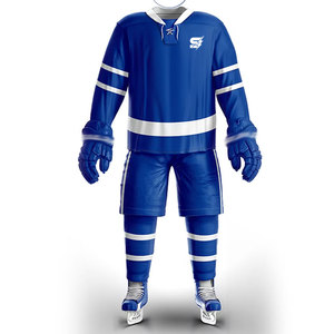 Professional Ice Hockey Uniform Polyester Eco-Friendly Lightweight Quick Dry Built for Competitive <b>Games</b> and Practice Sessions - Product Image 1