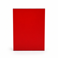 Panneau de toiture en polycarbonate solide rouge personnalisé BAKWAY de 4 mm, diffuseur de lumière, résistant à la chaleur, panneau plat en PC pour terrasse