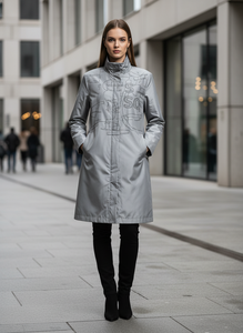 OEM Custom Womens Hooded Waterproof Windbreaker <b>Jacket</b> Sweat-Enhancing Lightweight Eco-Friendly Nylon Fabric Gym <b>Workout</b> - Product Image 5