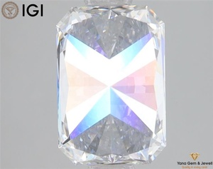 Diamante Cultivado en Laboratorio CVD de 2.00 Quilates, Corte Radiante, Color E, Claridad VS1, Certificado IGI, para Creaciones de Joyería Moderna - Product Image 4