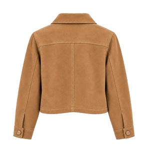 New Design Women <b>Sheep</b> <b>Skin</b> Suede Finished <b>Jacket</b> Elegant Soft Touch Autumn/Winter Outerwear Casual Streetwear Windproof <b>Jacket</b> - Product Image 6