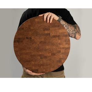 Tabla de cortar de madera hecha a mano de alta calidad para cortar queso y carne, tabla rústica de madera para picar y preparar charcutería, accesorio de cocina. - Product Image 2